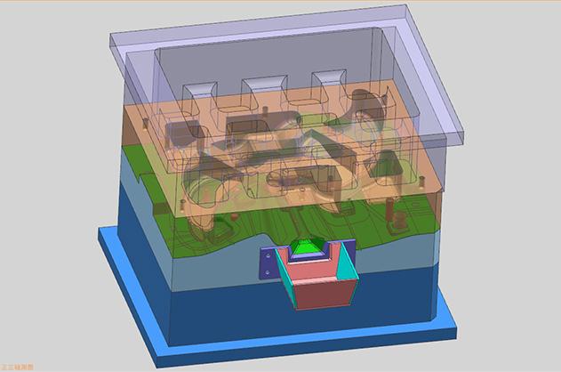 异型件倾铸模具